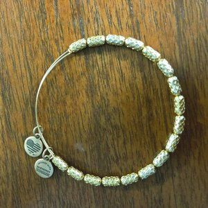 Alex and Ani Gold Beaded Bracelet